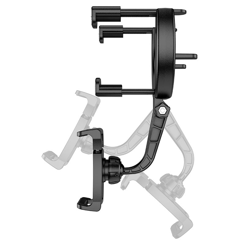 Borofone BH49 Car Windrider Rearview Mirror Mobile Mount, Black