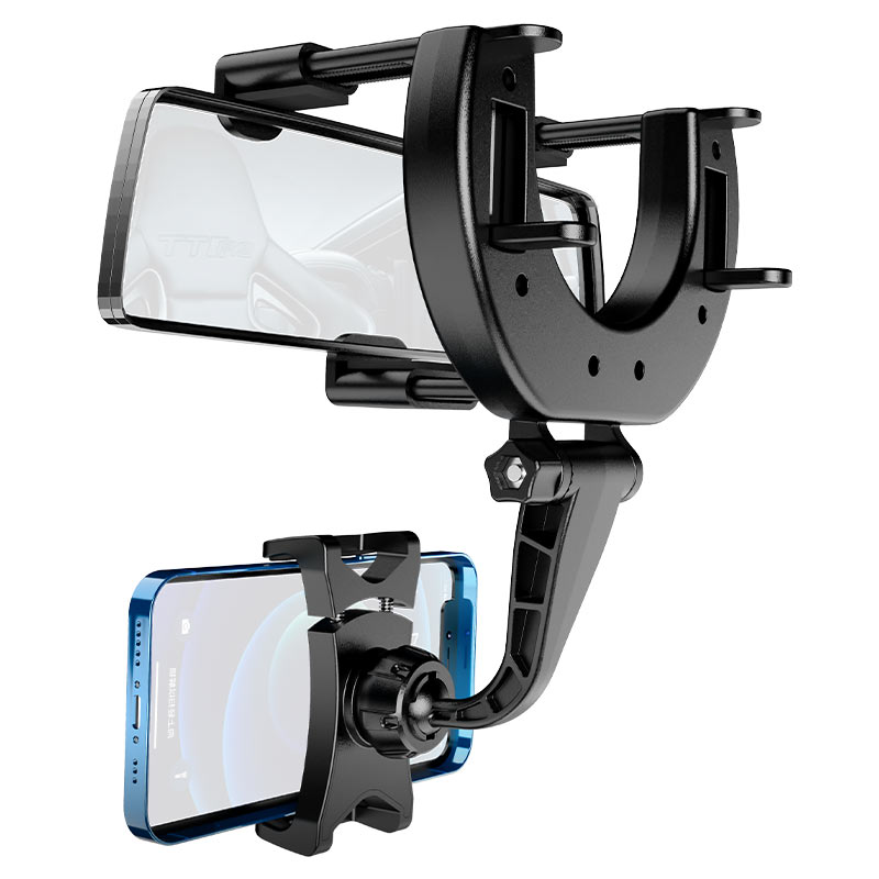 Borofone BH49 Car Windrider Rearview Mirror Mobile Mount, Black