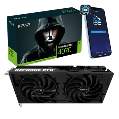 KFA2 GeForce RTX 4070 2X 1-Click OC 12GB