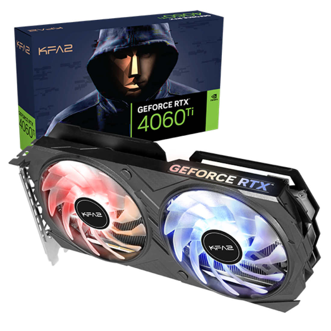 KFA2 GeForce RTX 4060 Ti EX1-Click OC 8GB GDDR6