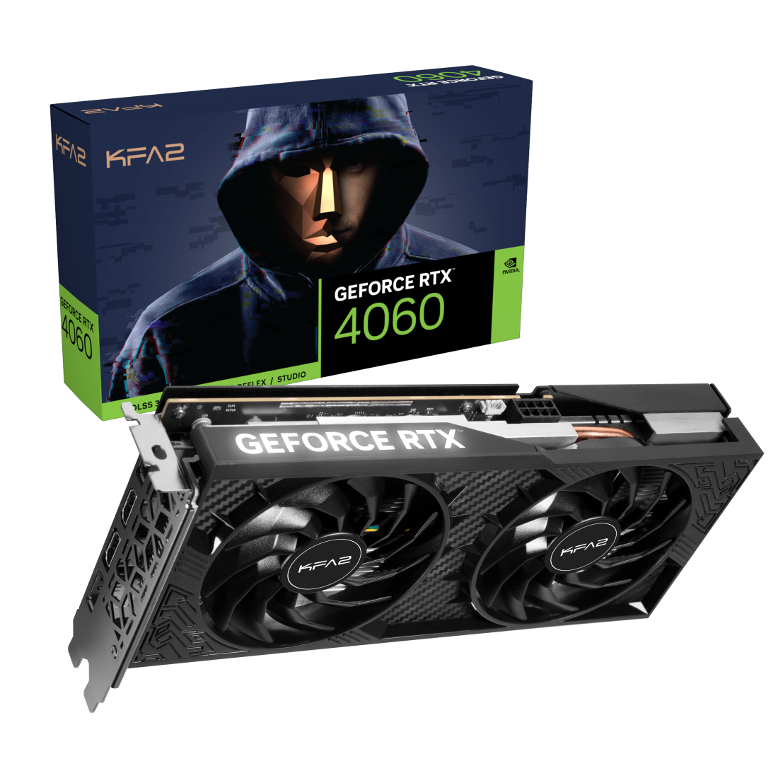 KFA2 GeForce RTX 4060 1-Click OC 8GB GDDR6