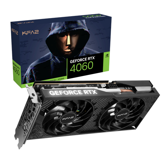 KFA2 GeForce RTX 4060 1-Click OC 8GB GDDR6