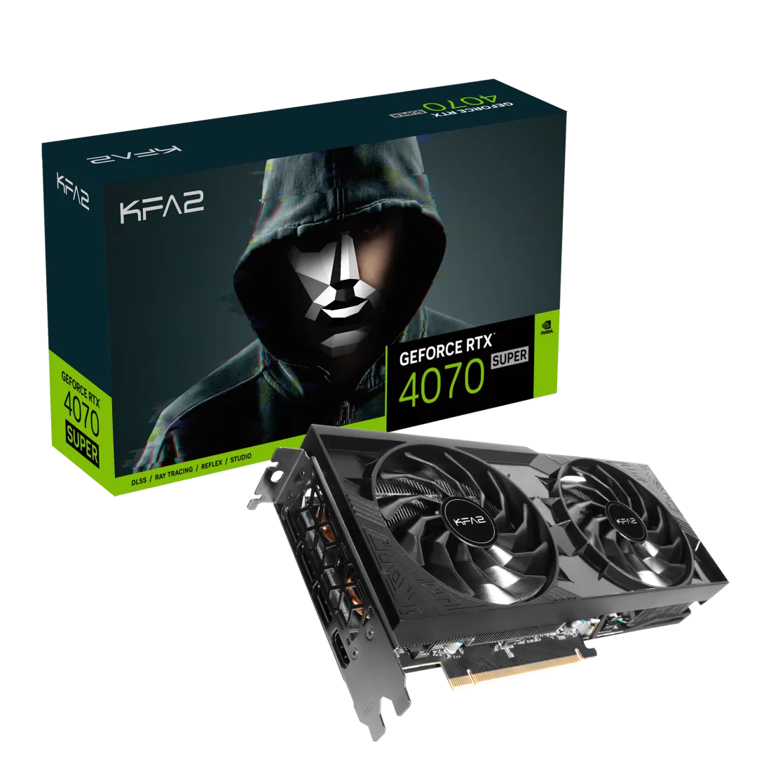 KFA2 GEFORCE RTX 4070 SUPER 1-CLICK OC 12GB GDDR6X