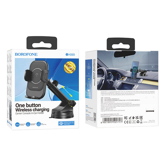 Borofone BH203 Car Holder with Induction Charging